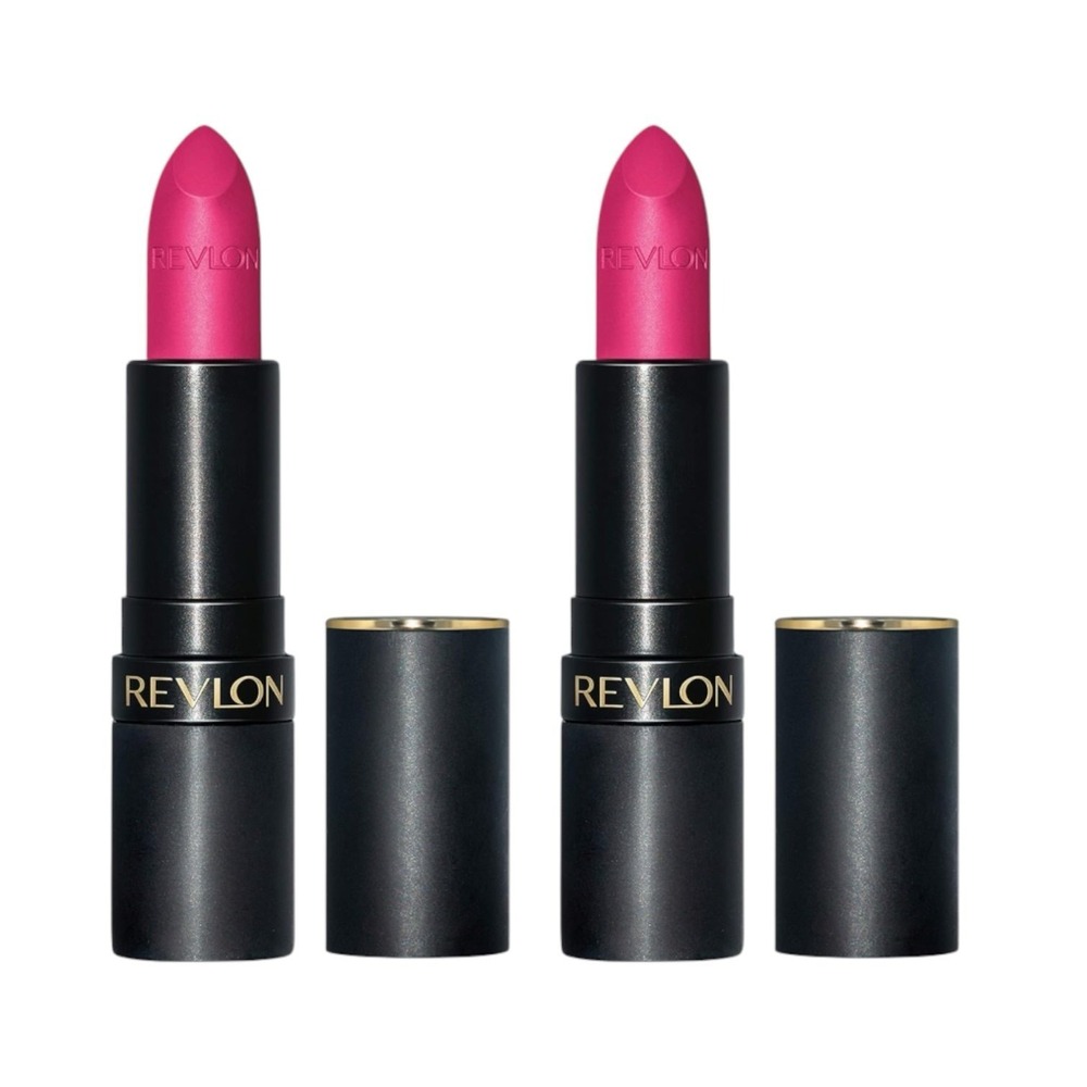 Revlon Super Lustrous Matte Lipstick 005 Heartbreaker 2 Pack